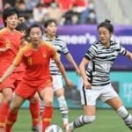 韓国と中国の女子選手