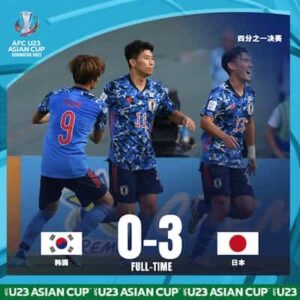 U23韓国代表に勝利したU-21日本代表　中国の反応
