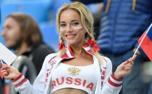 サッカーロシア代表のサポーター