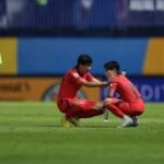 日本に負けて落ち込むU-17韓国代表の選手たち