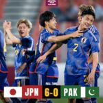 パキスタンに大勝しｔU-23日本代表