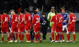 北朝鮮戦が中止となり日本が3-0での不戦勝に