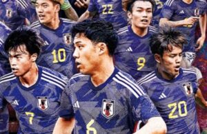 北朝鮮と対戦するサッカー日本代表の選手たち