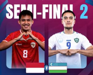U-23アジアカップ準決勝、インドネシア対ウズベキスタン