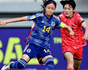 眞城美春の2ゴールの活躍で韓国に3-0で勝利したU-17日本女子代表