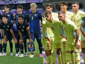 パリ五輪・男子サッカーの準々決勝で対戦した日本とスペイン