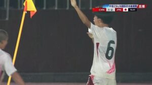 U-16日本代表が中国に2-1で勝利