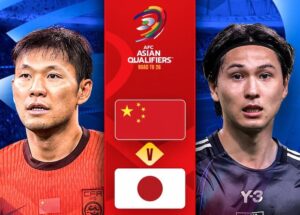 サッカーW杯アジア最終予選・第6戦で中国代表とアウェイで対戦するサッカー日本代表