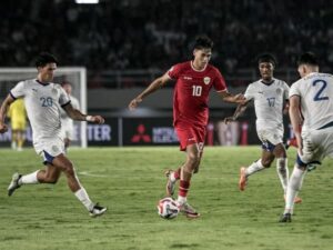 AFFスズキカップのグループステージ第5節でフィリピンに0-1で敗れたサッカーインドネシア代表