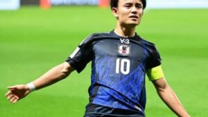 インドネシア戦で10番・主将としてプレーしゴールを決めたサッカー日本代表の久保建英