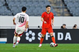 E-1選手権第2節、日本代表戦の感想を語ったサッカー中国代表DFジャン・シェンロン