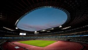 日本サッカー協会が2046年のワールドカップ決勝戦を開催しようとしている国立競技場