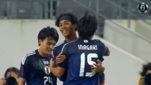 E-1選手権の初戦で香港代表と対戦したサッカー日本代表