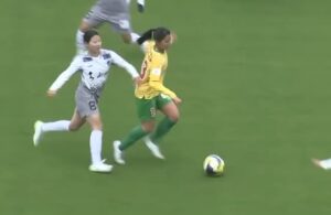 ASエルフェン埼玉戦で4人抜きドリブルを披露したジェフユナイテッド千葉レディースMF角谷瑠菜