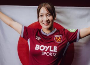 WEリーグの三菱重工浦和レッズレディースからウェストハム・ユナイテッドの女子チームに加入したなでしこジャパンDF遠藤優