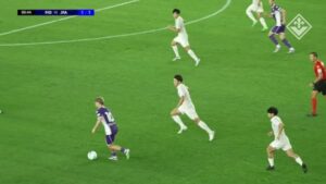 イタリア遠征でフィオレンティーナに2-1で勝利した全日本大学選抜