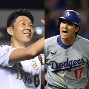 ドジャースの大谷翔平とロサンゼルスFCのサッカー韓国代表FWソン・フンミン