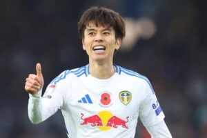 プレミアリーグ開幕節のエバートン戦で活躍したリーズ・ユナイテッドのサッカー日本代表MF田中碧