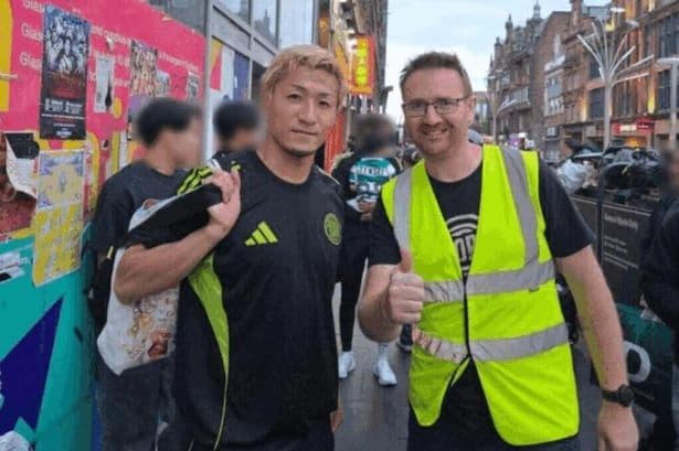 路上生活を送る人たちの支援団体に協力を誓ったセルティックのサッカー日本代表FW前田大然