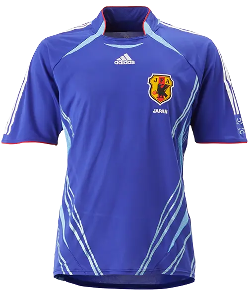 2006年のブラジルワールドカップで着用したサッカー日本代表のユニフォーム