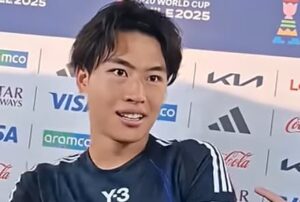 U-20W杯のエジプト戦後、アニメについて熱く語ったサッカーU-20日本代表のDF市原吏音